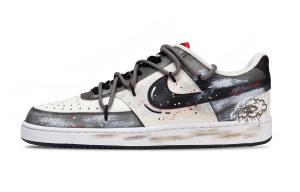 Кроссовки для скейтбординга Court Vision 1 Pharaoh's Eye износостойкие и легкие низкие мужские Nike, белый