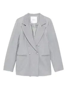 Декорированный двубортный пиджак Miss Grant Kids, серый