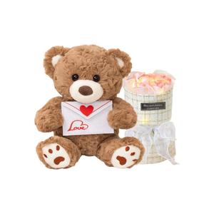 Говорящий плюшевый мишка щенок, высота 25 см KUMAOYA