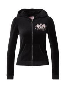 Толстовка с капюшоном на молнии Juicy Couture HERITAGE ROBYN, черный