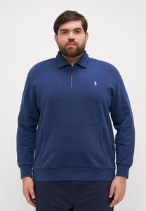 Толстовка Polo Ralph Lauren Big & Tall LOOPBACK FLEECE QUARTER ZIP SWEATSHIR, Cruise Navy/Black