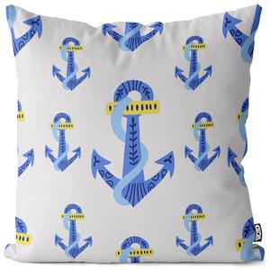 Чехол на подушку с морским якорем VOID, полиэстер, водонепроницаемая подушка для улицы и дома. Размер: 40 x 40 см.