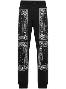 Philipp Plein брюки с принтом пейсли, черный