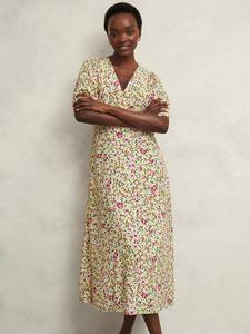 Платье Santana с цветочным принтом Hobbs, Ivory/Multi