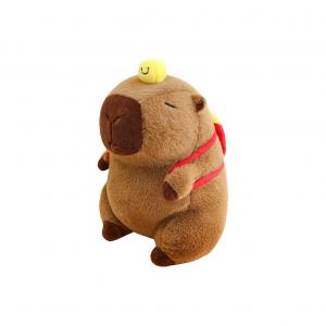 Плюшевая кукла капибара для настольного тенниса, высота 25см/35см/45см DAKUTU