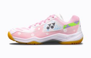 YONEX Амортизирующие устойчивые к истиранию дышащие бадминтонные кроссовки Power Cushion с низким верхом унисекс бело-розовые, цвет White Pink