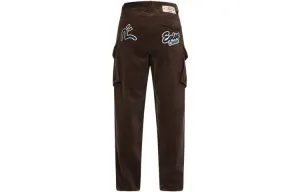 EVISU Брюки Casual мужские Dark Coffee Moderate Straight Fit