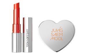 Классический набор деви макияжа limited easy to blend mirror finish 2,3 г + зеркало для макияжа в форме сердца JUNGSAEMMOOL