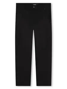 Брюки с нашивкой-логотипом KARL LAGERFELD KIDS, черный