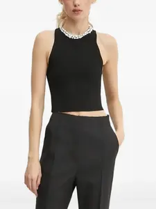 Топ с кристаллами A.L.C., черный
