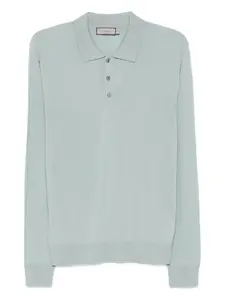 Рубашка поло с длинными рукавами Canali, синий