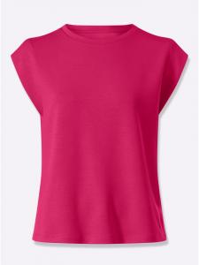 Heine Розовая футболка с круглым вырезом