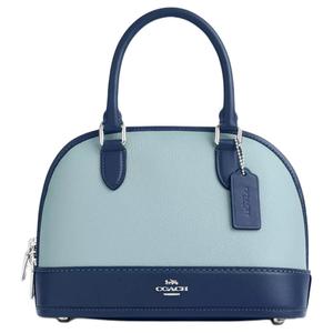 COACH Кожаная сумка Medium Women's Light Blue & Dark Blue