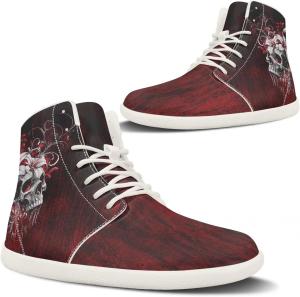 Pugasmiru Женские ботинки с узором в виде пальца, сердца и ладони, с открытой пяткой, зимние снежные ботинки, теплые ботильоны, белая подошва