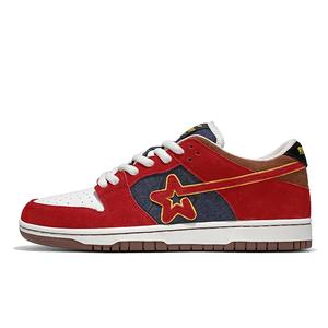 RIPSTAR Кроссовки для скейтбординга с амортизаторами, противоскользящие, износостойкие, низкие, унисекс, красные