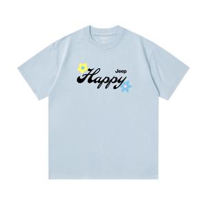 Футболка унисекс Crew Neck Moderate Jeep, sky синий