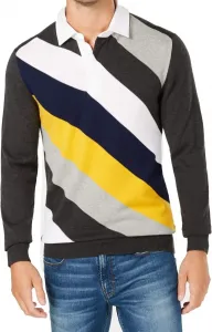 Мужской поло-свитер Club Room в полоску