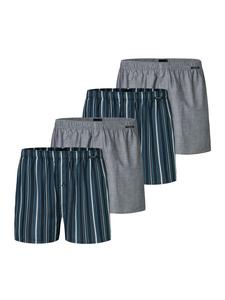 Трусы боксеры Schiesser, цвет dunkelblau/grau