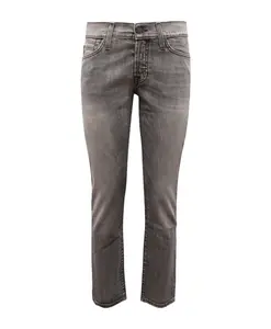 Узкие джинсы-бойфренды, итальянское производство. 7 For All Mankind, серый