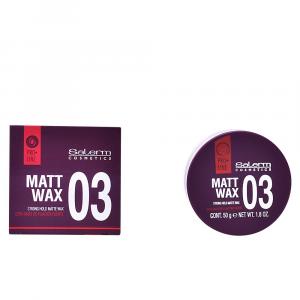 Воск для волос matt wax strong hold matte wax Salerm, вес 50 гр.r