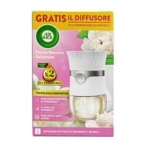 Сменный картридж для электрической розетки объемом 19 мл, аромат белого пиона и жасмина. Air Wick