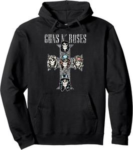 Худи Guns N' Roses Vintage Cross, черное