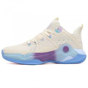 MEKY Унисекс баскетбольные кроссовки мид с амортизирующим износостойким покрытием бежевые, цвет Beige