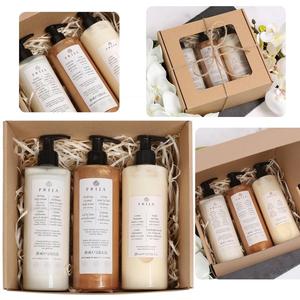 PRIJA Подарочный набор: Флюид с частицами, увлажняющий крем, тонизирующий крем, 3x380 мл