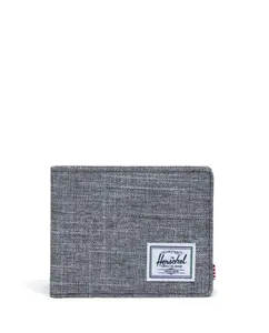 Складной мужской кошелек экологичный серый с отделением для монет Herschel, светло-серый