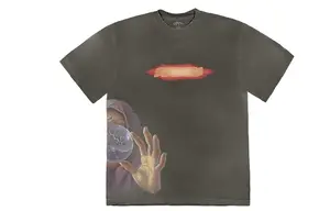 Футболка ограниченной серии SS23 UTOPIA унисекс угольного цвета Travis Scott, цвет Charcoal