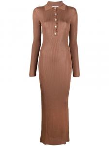 AERON платье Glenn с воротником поло, коричневый