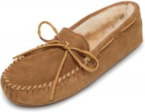 Мужские мокасины Minnetonka из овчины с мягкой кожаной подошвой