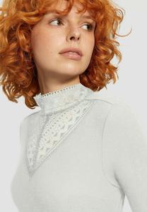 Топ QS Long sleeved top, Creme/Off-White