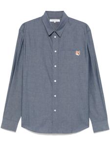 Рубашка Maison Kitsuné Fox Head, синий
