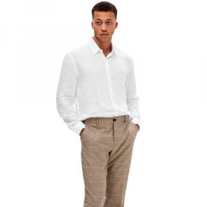 Рубашка с длинным рукавом Selected Regkylian, бежевый