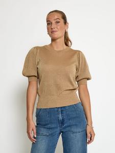 Футболка цвета загар-металл. minus