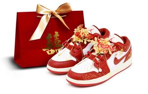 Jordan Кроссовки Air 1 Vintage Unisex низкие Red/White