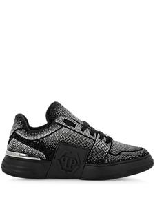 Philipp Plein кеды Hexagon со стразами, черный