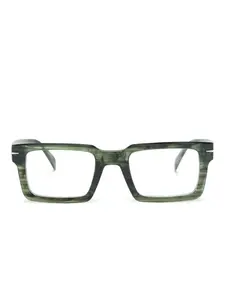 Очки в прямоугольной оправе Eyewear by David Beckham, зеленый