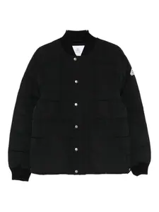 Стеганая куртка на кнопках Pyrenex, черный