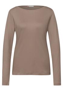 STREET ONE Лонгслив в цвете капучино