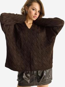 Bianco Lucci Свитер в цвете шоколад