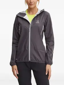 Куртка с капюшоном L.I.M Haglöfs, серый