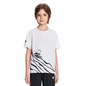 Детская футболка DESCENTE, ярко-белый
