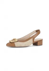 Классические туфли на каблуке с ремешком Gabor, Natur Nougat