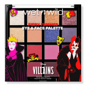 Палитра теней Disney Villains Fiery Femmes Eye & Face Palette - Unleashed Wet n Wild