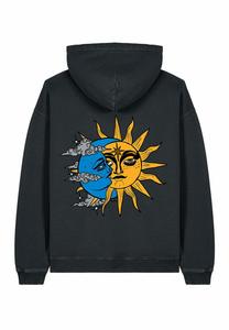 Толстовка с капюшоном LUNAR UNISEX VINTAGE - Sweatshirt Mira Paris, цвет Black Denim