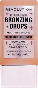 Бронзер REVOLUTION Bronzing Drops Bright Light Scorched Light/Medium, 23 ml