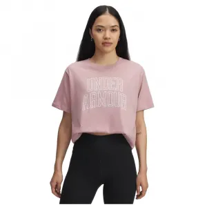 Футболка с коротким рукавом Under Armour Rival Oversized Campus, розовый