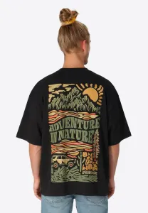 Футболка с принтом "путешествие" Spitzbub, Schwarz